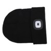 LED Beanie Hat Adjustable Brightness USB Rechargeable Soft Warm Knitted