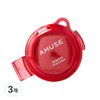 AMUSE Powder Lip & Cheek 4g, 3 pieces, 06 Coral Pong / AMUSE 파우더 립 앤 치크 4g, 3개, 06 코랄 퐁