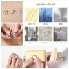 2pcs suction cup type magnetic soap holder, simple design and