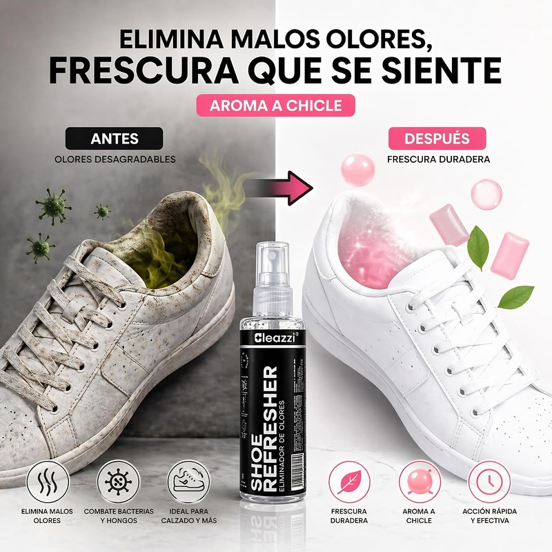 Desodorante para Zapatos 118ml Elimina y Neutraliza los Malos Olores