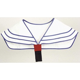 Sailorcollar for adults, white