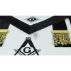 Masonic Master Mason Funeral Apron 100% Lambskin Hand Embroidered+BL