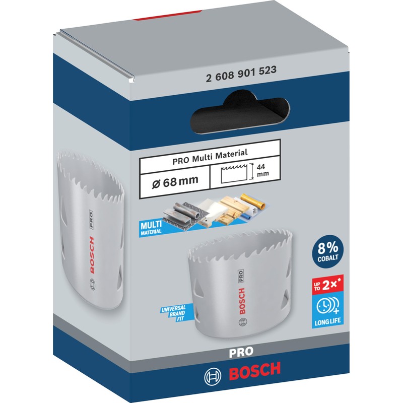 Bosch 1x PRO Multi Material Hole Saw (for Softwood, Drywall,