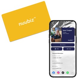 Digital Business Card (2 PACK)- NFC Business Card with QR Code - No Apps, No Fees – Create Your Profile in Minutes & Update Anytime – Smart Tap to Share & Networking – Easy One-Tap Contact Saving