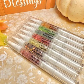 Organic Cuticle oil pen nail growth - one pen 3ml - Scent: No scent, Sparkle: Rose Gold