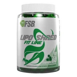 Termogénico Deportivo FSB Lipo Shred Cápsulas Sin Sabor 60 Unidades