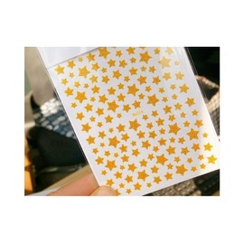 Glitter Star Nail Stickers Shiny Stars Self Adhensive Nail Decals Me016 Gold Nail Wraps Art Stickers Manicure Supplies for Women for Home Nails Full Long Lasting Easy Apply and Remove