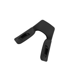 SAUCER Replacement Nose Pieces Pads for Oakley Flight Jacket OO9401 Sunglass - Black + Black