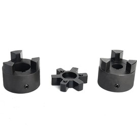 3/4" to 1-1/4" L100 3-Piece L-Jaw Coupling Set & Buna-N NBR Rubber Spider for Log Wood Splitter
