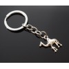 Camel Single Hump Bactrian Dromedary Silver Pendant Keychain Gift Key