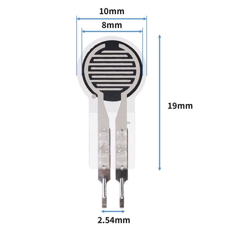 4Pcs Thin Film Pressure Sensor 20g-2Kg High Sensitivity Force Sensitive