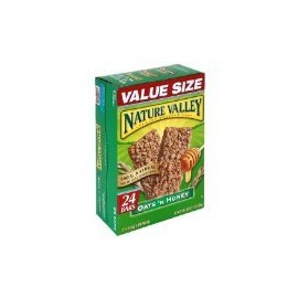 Nature Valley Crunchy Granola Bars, Oats 'n Honey, 24-Count Boxes (Pack of 2)