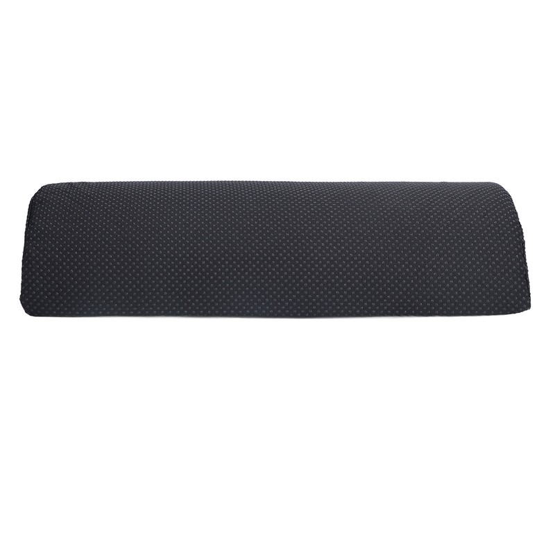 Under Desk Footrest Black Comfortable Relaxing Semi Circular Detachable Zipper
