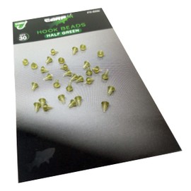 CARP ON - 30 Pack of HOOK BEADS Rig Terminal Tackle - Stopper for Ring or Swivel - To Make Your Own Rigs - Available in Green (30 x Green) [15-820G]