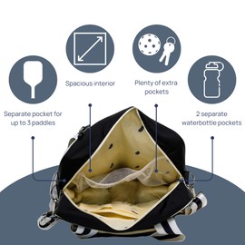 Fresh Pickle Lola Pickleball Tote - Designer Series Pickleball Bag for Women | Premium Pickleball Accessories for Women, Fashion-Forward Pickleball Bags, Chic and Durable Pickle Ball Bags