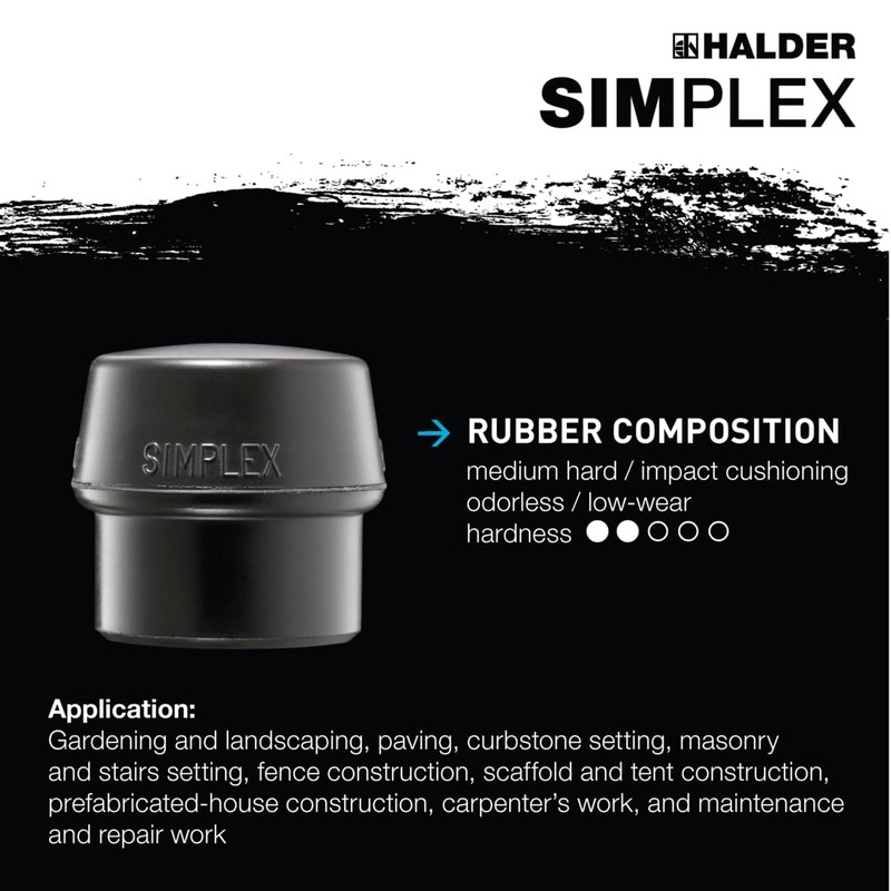 Halder to Shin purekkusu For Insert Rubber Composite (Black) Diameter