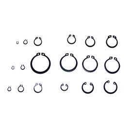HFS(R) 300pcs Circlips 18 Types Snap Rings for Stem DIY