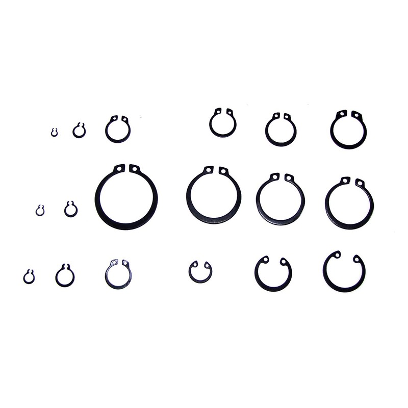 HFS(R) 300pcs Circlips 18 Types Snap Rings for Stem DIY