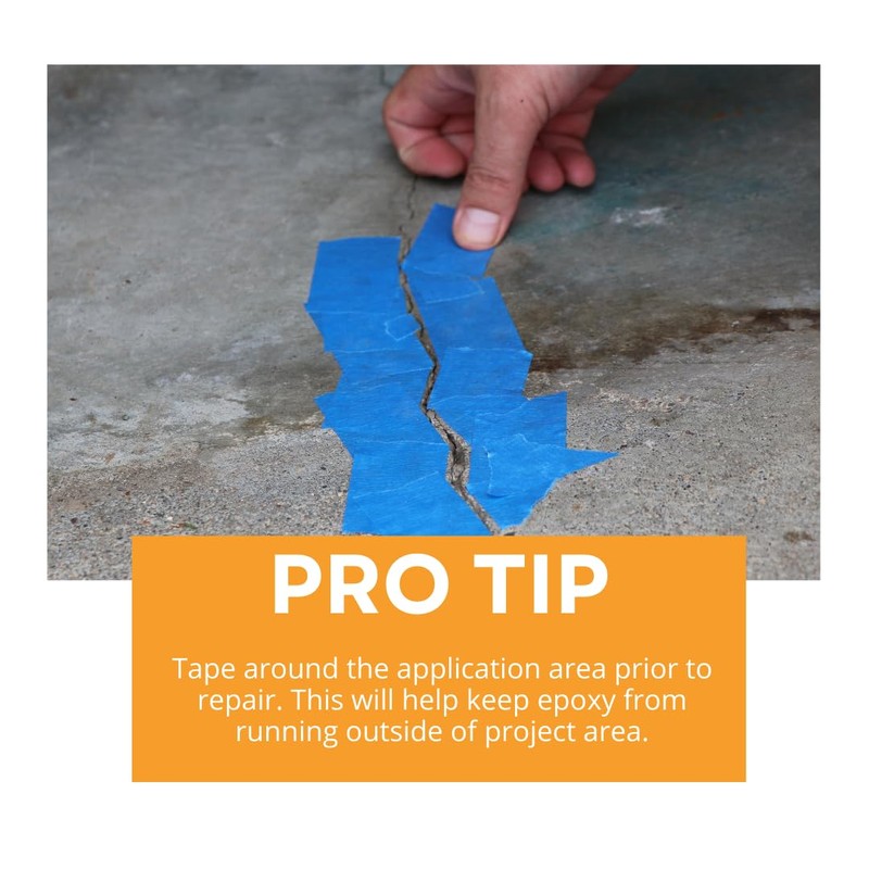 Akona Epoxy Crack Repair - Injectable Crack Filler for Concrete,