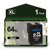 64XL Black Ink Cartridge Replacement for HP 64XL 64 Black