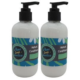 Black Canyon Home and Body Peace Love + Lotion Cool Cucumber Scented Natural Hair Conditioner, 16 Oz (2 Pack)