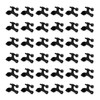 36Pack Hinge Pin Black Door Stopper, Adjustable Heavy Duty Hinge