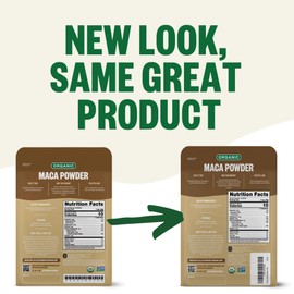 FGO Organic Peruvian Maca Root Powder, 16oz Bulk Resealable Pouch, Sourced from Peru, Packaging May Vary (Pack of 1)