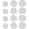 12 Pcs Black Silicone Buds Ear Tips S/M/L Sizes Earbuds