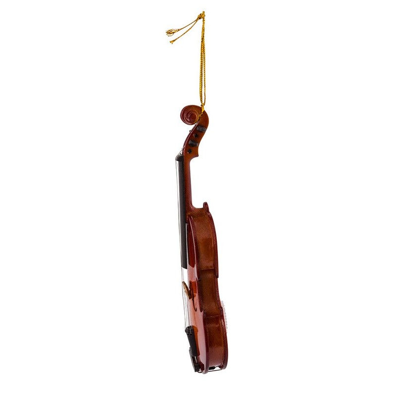 Kurt Adler 5.5" Wood Violin Ornament