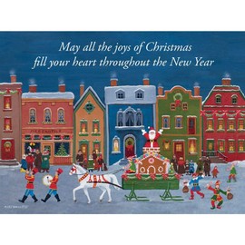 LANG Folk Art Christmas Pop-Up Christmas Cards (2005106)