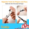 firiKer Nail Clipper Set,Premium Stainless Steel Fingernail and Toenail Clipper