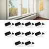 10 Set Window Lock 2 Holes Sliding Door Stopper High