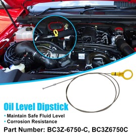 Priprilod Engine Oil Level Dipstick Compatible with Ford F-250 F-350 F-450 F-550 Super Duty 2011 2012 2013 2014 2015 2016 6.7L #BC3Z-6750-C BC3Z6750C