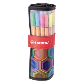 STABILO Point 88 ARTY - Rollerset con 25 Rotuladores Colores Difetentes