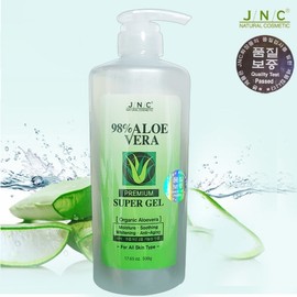JNC Aloe Vera Premium Super Gel 500g / Soothing Gel / 제이엔씨 JNC 알로에베라 프리미엄 슈퍼겔 500g수딩젤