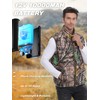 HOTHUGZ Men's Heated Vest with 12V 10000mAh Battery Pack, Camo,