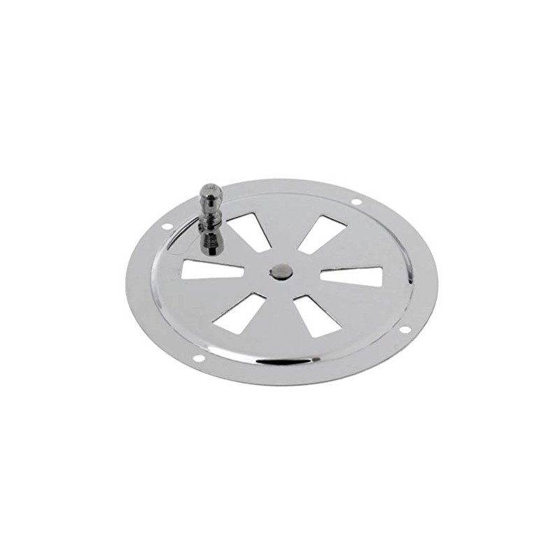 SeaLux Marine Round Butterfly Vent with Side Knob Stainless Steel