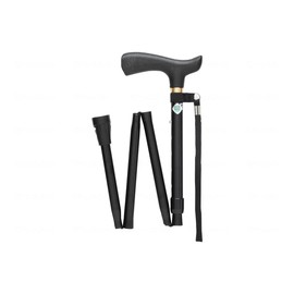 Hyacinth Home Folding Cane Basic E (Black) Approx. G Total length 73 ~ 83 cm (5 Stage Adjustable, 2.5 cm Pitch)