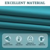 DONREN 12 Inches Long Valances for Windows - 2 Panels