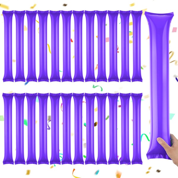 Pack of 24 Thunder Sticks, Bam Bam Inflatable Sticks, Thicken