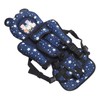 Toddler Car Seat Insert Bear Pattern Heighten Adjustable Fixing Straps