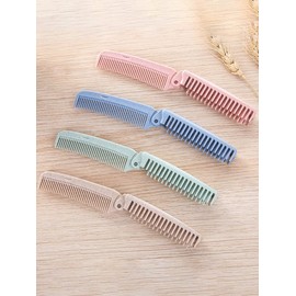 4 Pcs Comb Foldable Hair Comb Double Hair Brush Anti-Static Comb Hair Accessories Styling Comb Use Hair Travel Home