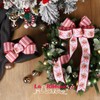 LaRibbons Christmas Wired Ribbon 2.5 inch Double Faced Red Candy