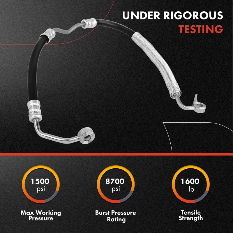 A-Premium Power Steering Pressure and Return Hose Line Assembly Compatible