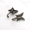 VGOL 4 Pcs Butterfly Shaped Wall Hooks Antique Decorative Wall