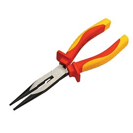 Faithfull FAIPLVDELN8 200 mm VDE Long Nose Pliers
