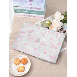 Seorsok Compatible with MacBook Air 13 Inch Case 2022 2021 2020-2018 Release A1932 A2179 M1 A2337,Glitter Stars Plastic Hard Case with Transparent Keyboard Cover,Bows and Hearts