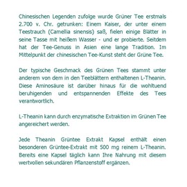 L-Theanine 500 mg Capsules Pack of 100