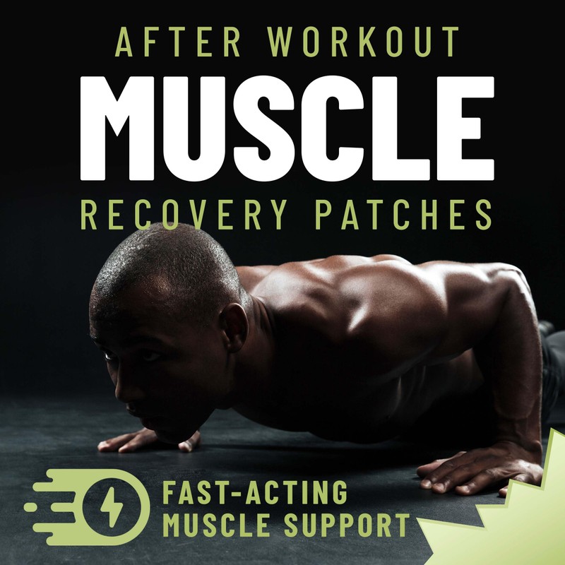 TOLEVITA Post Workout Muscle Recovery Patches with Vitamin C -