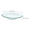 Baluue 3pcs Wax Melt Liners Heat-Resistant Glass Dishes for Essential